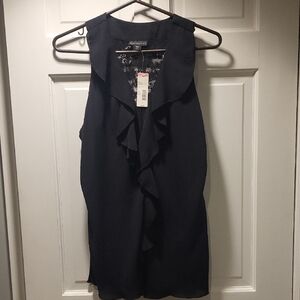 Metaphor Black Lace Accent Blouse